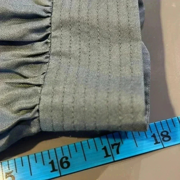 [XL]Jigsaw Silk Pleated Front Long Sleeve  Button Up Shirt/Blouse - Picture 12 of 12